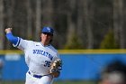 Baseball vs Suffolk  Wheaton College Baseball vs Suffolk University. - (Photo by Keith Nordstrom) : Wheaton, baseball